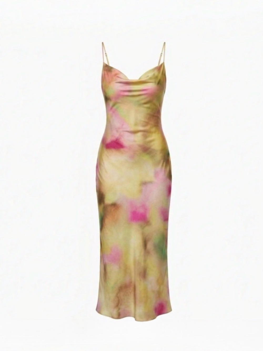Elegant Maxi Multicolor Strapless Dress - Picture 7 of 9